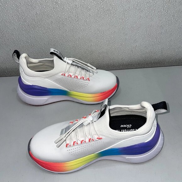 Clove SuperCush Forte Classic Slip-On Sneakers Women’s 7 Rainbow Soul White - Picture 2 of 10